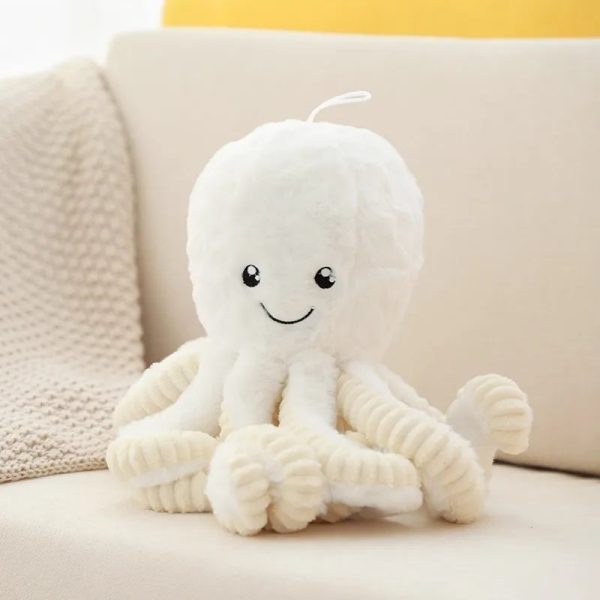 Reversible Colorful Octopus Plush - Cute Stuffed Animal for Kids' Decor