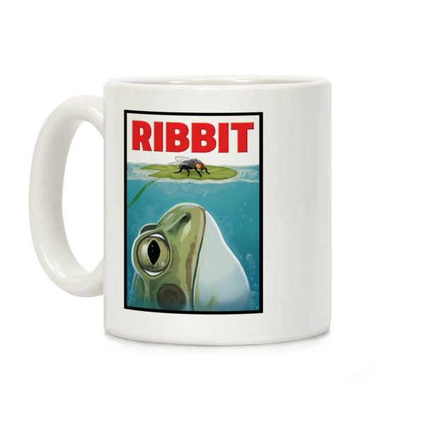 Ribbit Jaws Parody Coffee Mug Ribbit Jaws Parody Coffee Mug