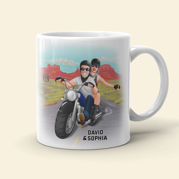Riding Partners For Life, Personalized Biker Coffee Mug, Gift For Couple, Valentine's Gifts Riding Partners For Life, Personalized Biker Coffee Mug, Gift For Couple, Valentine's Gifts