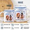 Right In The Throat 3D Bestie - Personalized White Edge-to-Edge Mug
