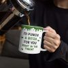 Right In The Throat Backside Besties - Personalized White Edge-to-Edge Mug