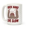 Rock Hard, Live Slow Sloth Coffee Mug