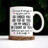 Romantic Commitment Message With Couple And Cityscape - Personalized Custom Coffee Mug - CPL293_MG Romantic Commitment Message With Couple And Cityscape - Personalized Custom Coffee Mug - CPL293_MG