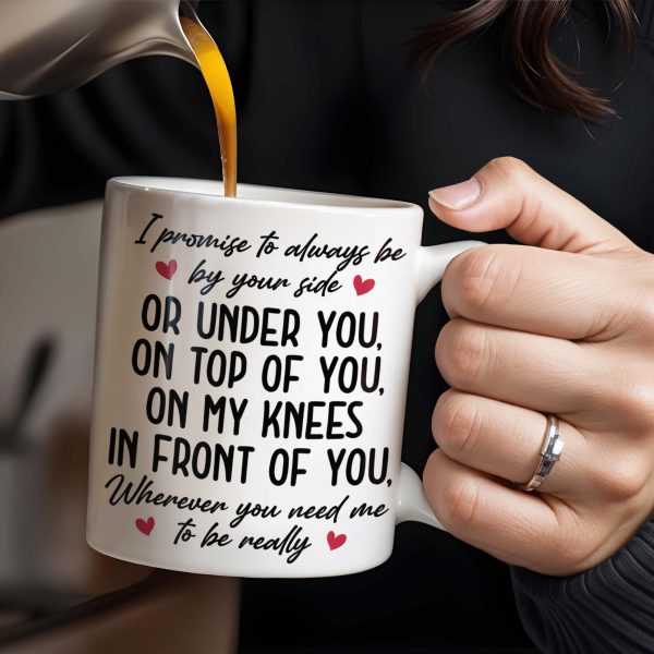 Romantic Commitment Message With Couple And Cityscape - Personalized Custom Coffee Mug - CPL293_MG Romantic Commitment Message With Couple And Cityscape - Personalized Custom Coffee Mug - CPL293_MG