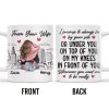 Romantic Commitment Message With Couple And Cityscape - Personalized Custom Coffee Mug - CPL293_MG Romantic Commitment Message With Couple And Cityscape - Personalized Custom Coffee Mug - CPL293_MG