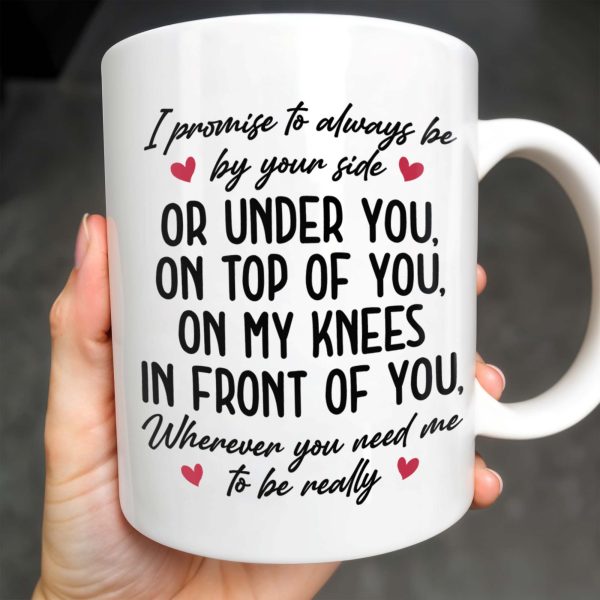 Romantic Commitment Message With Couple And Cityscape - Personalized Custom Coffee Mug - CPL293_MG Romantic Commitment Message With Couple And Cityscape - Personalized Custom Coffee Mug - CPL293_MG