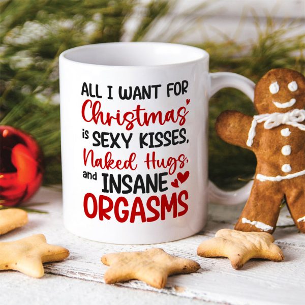 Romantic Couple, All I Want For Christmas Is Sexy Kisses, Personalized Coffee Mug, Couple Gifts, Gifts For Him/Her, Unique Christmas Gifts Romantic Couple, All I Want For Christmas Is Sexy Kisses, Personalized Coffee Mug, Couple Gifts, Gifts For Him/Her, Unique Christmas Gifts
