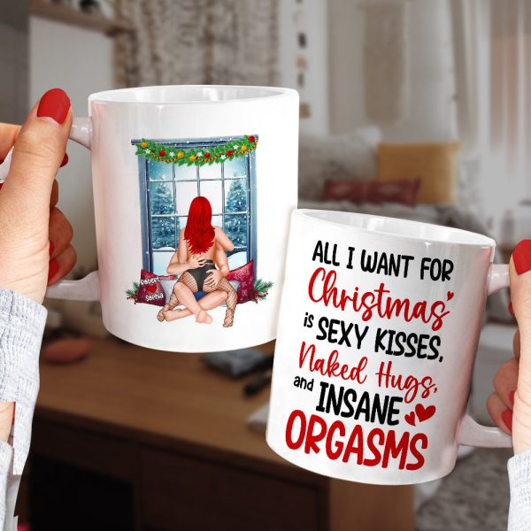 Romantic Couple, All I Want For Christmas Is Sexy Kisses, Personalized Coffee Mug, Couple Gifts, Gifts For Him/Her, Unique Christmas Gifts Romantic Couple, All I Want For Christmas Is Sexy Kisses, Personalized Coffee Mug, Couple Gifts, Gifts For Him/Her, Unique Christmas Gifts