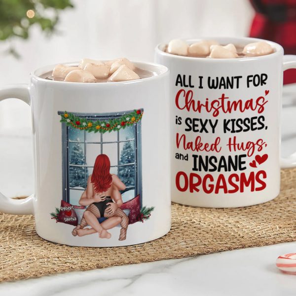 Romantic Couple, All I Want For Christmas Is Sexy Kisses, Personalized Coffee Mug, Couple Gifts, Gifts For Him/Her, Unique Christmas Gifts Romantic Couple, All I Want For Christmas Is Sexy Kisses, Personalized Coffee Mug, Couple Gifts, Gifts For Him/Her, Unique Christmas Gifts