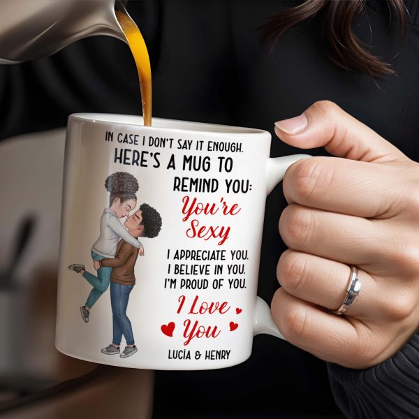 Romantic Couple Hugging Reminder I Love You Mug - Personalized Custom Coffee Mug - CPL312_MG Romantic Couple Hugging Reminder I Love You Mug - Personalized Custom Coffee Mug - CPL312_MG