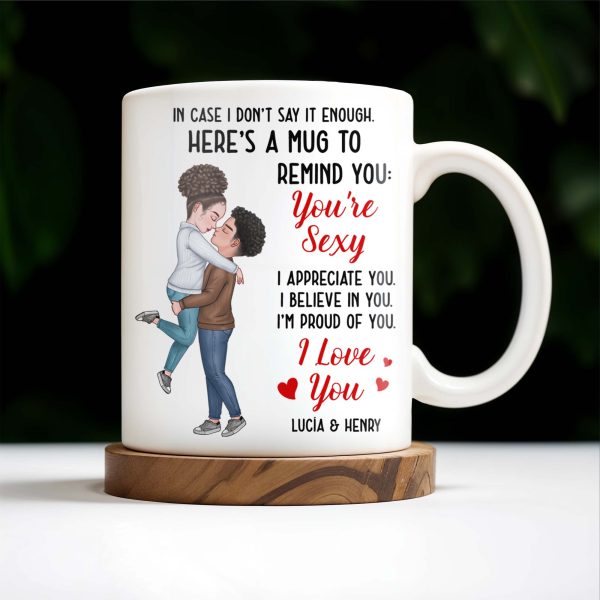 Romantic Couple Hugging Reminder I Love You Mug - Personalized Custom Coffee Mug - CPL312_MG Romantic Couple Hugging Reminder I Love You Mug - Personalized Custom Coffee Mug - CPL312_MG