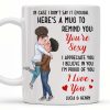 Romantic Couple Hugging Reminder I Love You Mug - Personalized Custom Coffee Mug - CPL312_MG Romantic Couple Hugging Reminder I Love You Mug - Personalized Custom Coffee Mug - CPL312_MG