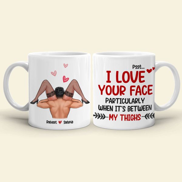 Romantic Couple, I Love Your Face, Personalized Coffee Mug, Gifts For Couple Romantic Couple, I Love Your Face, Personalized Coffee Mug, Gifts For Couple