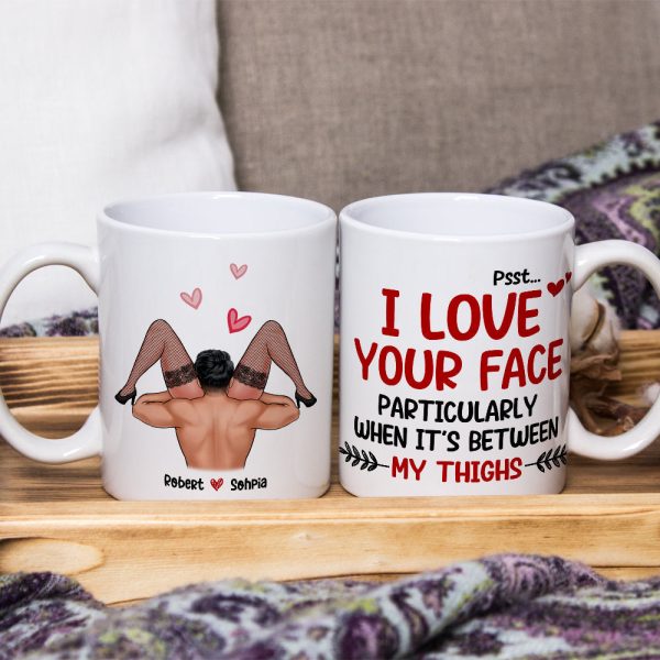 Romantic Couple, I Love Your Face, Personalized Coffee Mug, Gifts For Couple Romantic Couple, I Love Your Face, Personalized Coffee Mug, Gifts For Couple