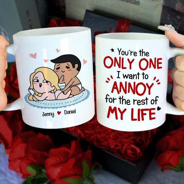Romantic Couple, I Want To Annoy For The Rest Of My Life, Personalized Coffee Mug, Gifts For Couple Romantic Couple, I Want To Annoy For The Rest Of My Life, Personalized Coffee Mug, Gifts For Couple