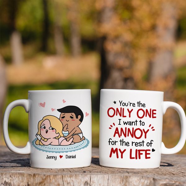 Romantic Couple, I Want To Annoy For The Rest Of My Life, Personalized Coffee Mug, Gifts For Couple Romantic Couple, I Want To Annoy For The Rest Of My Life, Personalized Coffee Mug, Gifts For Couple