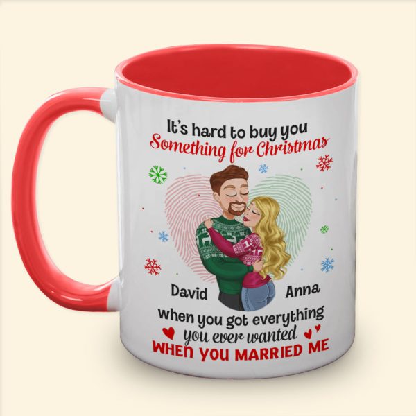 Romantic Couple, It's Hard To Buy You Something For Christmas, Personalized Mug, Couple Gifts, Gifts For Him, Gifts For Her, Unique Christmas Gifts, Christmas Home Decor Romantic Couple, It's Hard To Buy You Something For Christmas, Personalized Mug, Couple Gifts, Gifts For Him, Gifts For Her, Unique Christmas Gifts, Christmas Home Decor