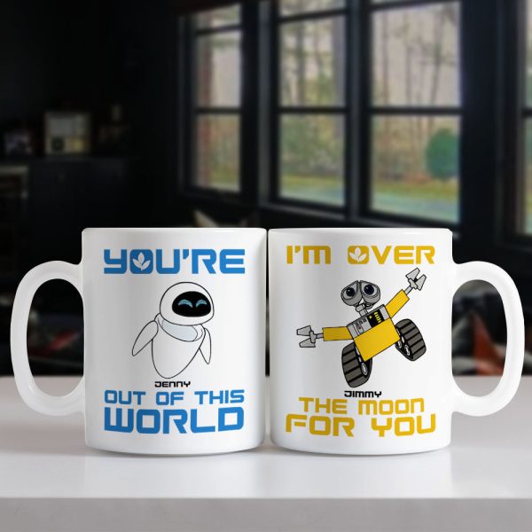 Romantic Couple, Love You Forever, Personalized Couple White Mug Set, Gifts For Couple, 02htpo120723 Romantic Couple, Love You Forever, Personalized Couple White Mug Set, Gifts For Couple, 02htpo120723