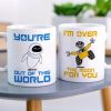 Romantic Couple, Love You Forever, Personalized Couple White Mug Set, Gifts For Couple, 02htpo120723 Romantic Couple, Love You Forever, Personalized Couple White Mug Set, Gifts For Couple, 02htpo120723