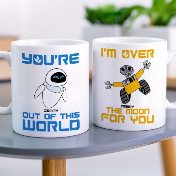 Romantic Couple, Love You Forever, Personalized Couple White Mug Set, Gifts For Couple, 02htpo120723 Romantic Couple, Love You Forever, Personalized Couple White Mug Set, Gifts For Couple, 02htpo120723