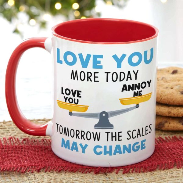 Romantic Couple, Love You More Day, Personalized Coffee Mug, Gifts For Couple Romantic Couple, Love You More Day, Personalized Coffee Mug, Gifts For Couple