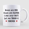 Rose Are Red Stick Couple Personalized Mug Rose Are Red Stick Couple Personalized Mug