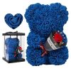 Rose Bear in Clear Box – Handmade Artificial Flower Gift for Valentine’s Day, Birthday, or Special Occasion Rose Bear in Clear Box – Handmade Artificial Flower Gift for Valentine’s Day, Birthday, or Special Occasion