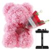Rose Bear in Clear Box – Handmade Artificial Flower Gift for Valentine’s Day, Birthday, or Special Occasion Rose Bear in Clear Box – Handmade Artificial Flower Gift for Valentine’s Day, Birthday, or Special Occasion