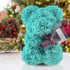 Rose Bear in Clear Box – Handmade Artificial Flower Gift for Valentine’s Day, Birthday, or Special Occasion Rose Bear in Clear Box – Handmade Artificial Flower Gift for Valentine’s Day, Birthday, or Special Occasion
