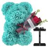 Rose Bear in Clear Box – Handmade Artificial Flower Gift for Valentine’s Day, Birthday, or Special Occasion Rose Bear in Clear Box – Handmade Artificial Flower Gift for Valentine’s Day, Birthday, or Special Occasion