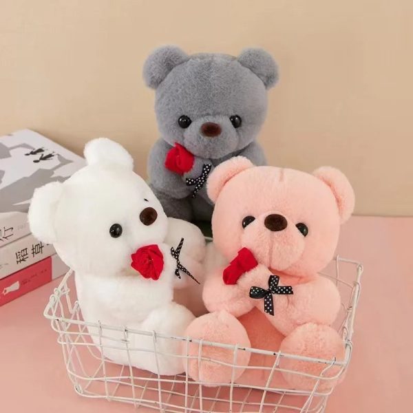 Rose Bear Plush Doll Soft Hug Toy Rose Bear Plush Doll Soft Hug Toy
