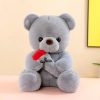 Rose Bear Plush Doll Soft Hug Toy Rose Bear Plush Doll Soft Hug Toy