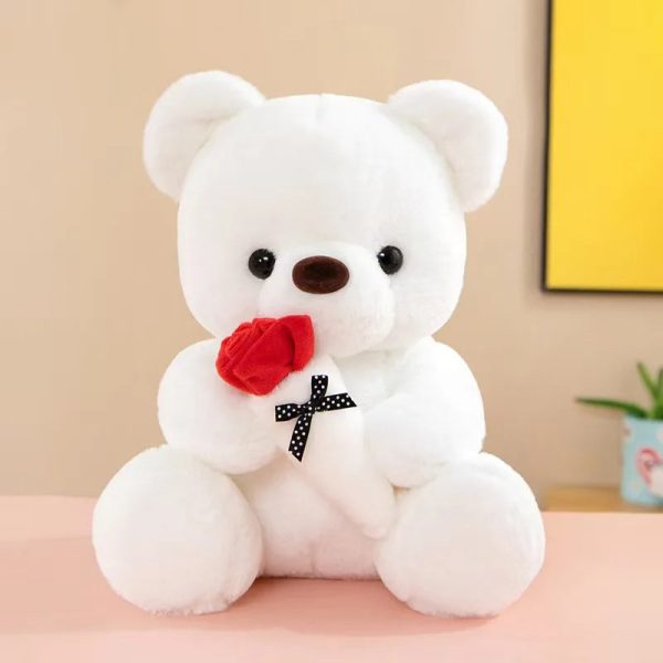Rose Bear Plush Doll Soft Hug Toy Rose Bear Plush Doll Soft Hug Toy