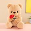 Rose Bear Plush Doll Soft Hug Toy Rose Bear Plush Doll Soft Hug Toy
