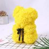 Rose Flower Teddy Bear 25cm Romantic Gift with Box Rose Flower Teddy Bear 25cm Romantic Gift with Box