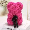 Rose Flower Teddy Bear 25cm Romantic Gift with Box Rose Flower Teddy Bear 25cm Romantic Gift with Box