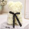 Rose Flower Teddy Bear 25cm Romantic Gift with Box Rose Flower Teddy Bear 25cm Romantic Gift with Box
