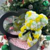 Rose Flower Teddy Bear 25cm Romantic Gift with Box Rose Flower Teddy Bear 25cm Romantic Gift with Box