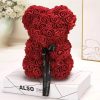 Rose Flower Teddy Bear 25cm Romantic Gift with Box Rose Flower Teddy Bear 25cm Romantic Gift with Box