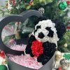 Rose Flower Teddy Bear 25cm Romantic Gift with Box Rose Flower Teddy Bear 25cm Romantic Gift with Box