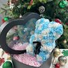 Rose Flower Teddy Bear 25cm Romantic Gift with Box Rose Flower Teddy Bear 25cm Romantic Gift with Box