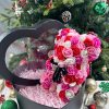 Rose Flower Teddy Bear 25cm Romantic Gift with Box Rose Flower Teddy Bear 25cm Romantic Gift with Box
