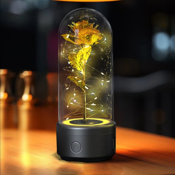 Rose Flowers Led Light And Bluetooth Speaker Rose Flowers Led Light And Bluetooth Speaker
