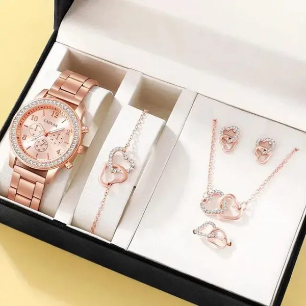 Rose Gold Luxury Watch Set Rose Gold Luxury Watch Set