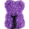 Rose Teddy Bear with Artificial Flowers – Romantic Gift for Girlfriend, Wife, or Mom