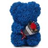 Rose Teddy Bear with Artificial Flowers – Romantic Gift for Girlfriend, Wife, or Mom