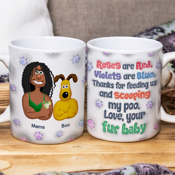 Roses Are Red - Dog Mom/Dog Dad - Personalized Coffee Mug for Dog Lovers Roses Are Red - Dog Mom/Dog Dad - Personalized Coffee Mug for Dog Lovers