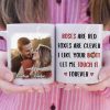 Roses Are Red Foxes Are Clever - Upload Image, Gift For Couples - Personalized Mug