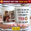 Roses Are Red Foxes Are Clever - Upload Image, Gift For Couples - Personalized Mug