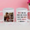 Roses Are Red Foxes Are Clever - Upload Image, Gift For Couples - Personalized Mug